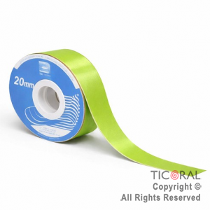 CINTA LISA 20 MM X 25 MTS VERDE MANZANA